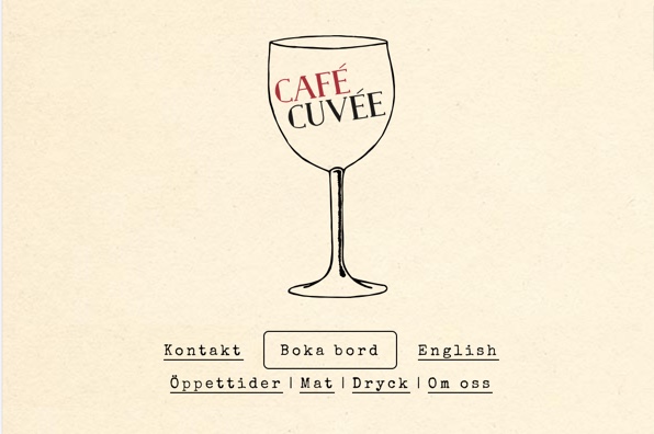 Screenshot of Café Cuvée