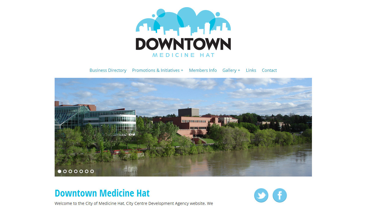 Downtown Medicine Hat website