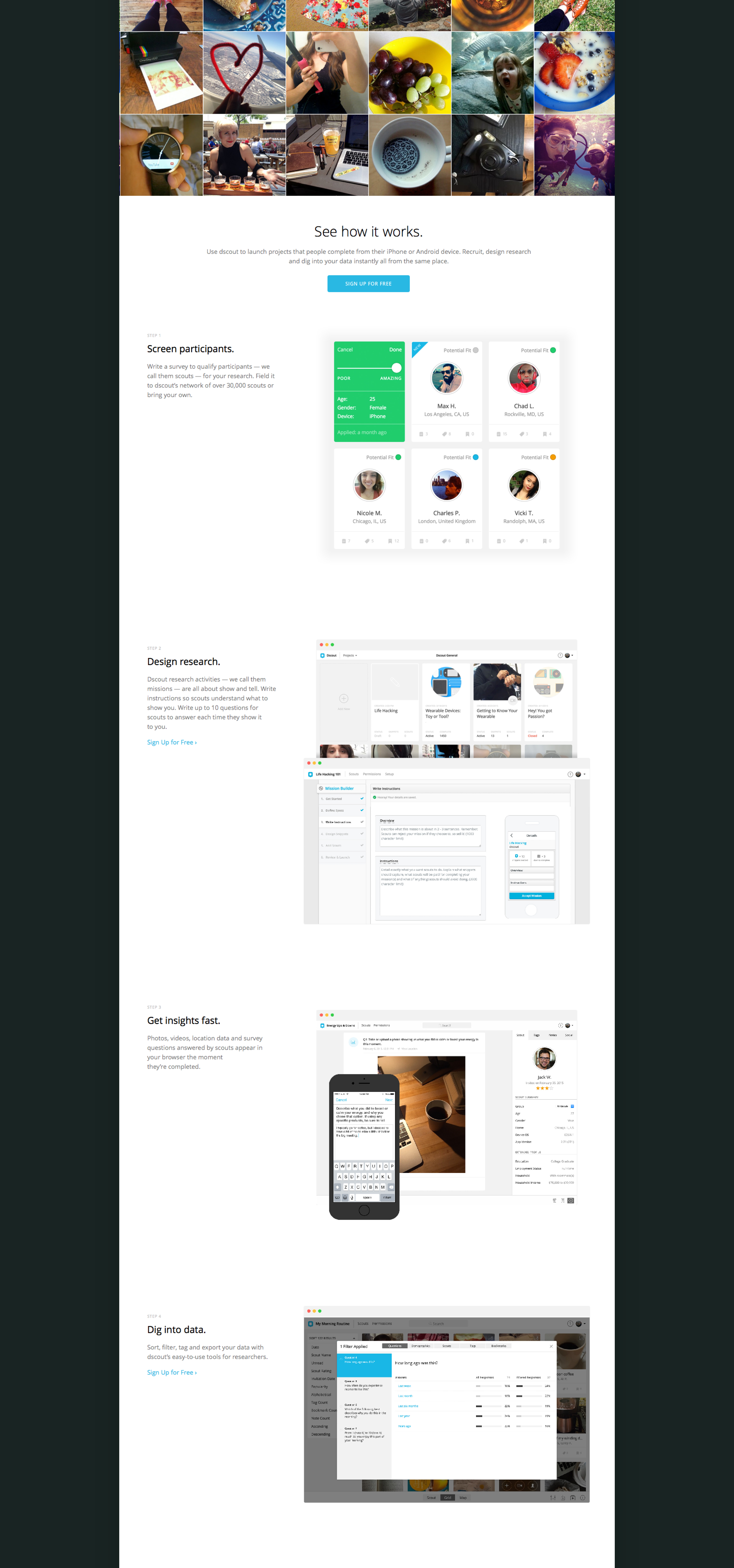 dscout - Marketing Site - Homepage Part 2