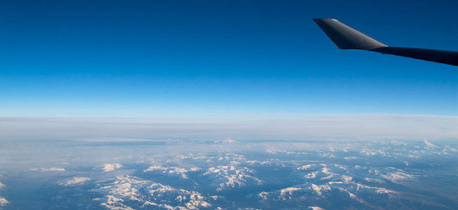 View over the Andes, Argentina
