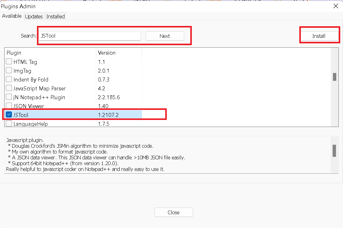 JSON format in notepad++| Syntax Highlight and open files in Notepad editor