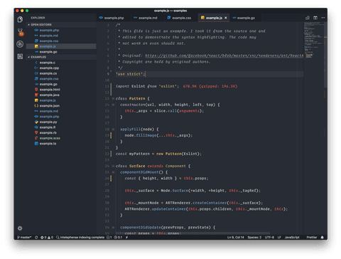 Beautiful UI 1.2 for VSCode with minimal themes | Swas.io