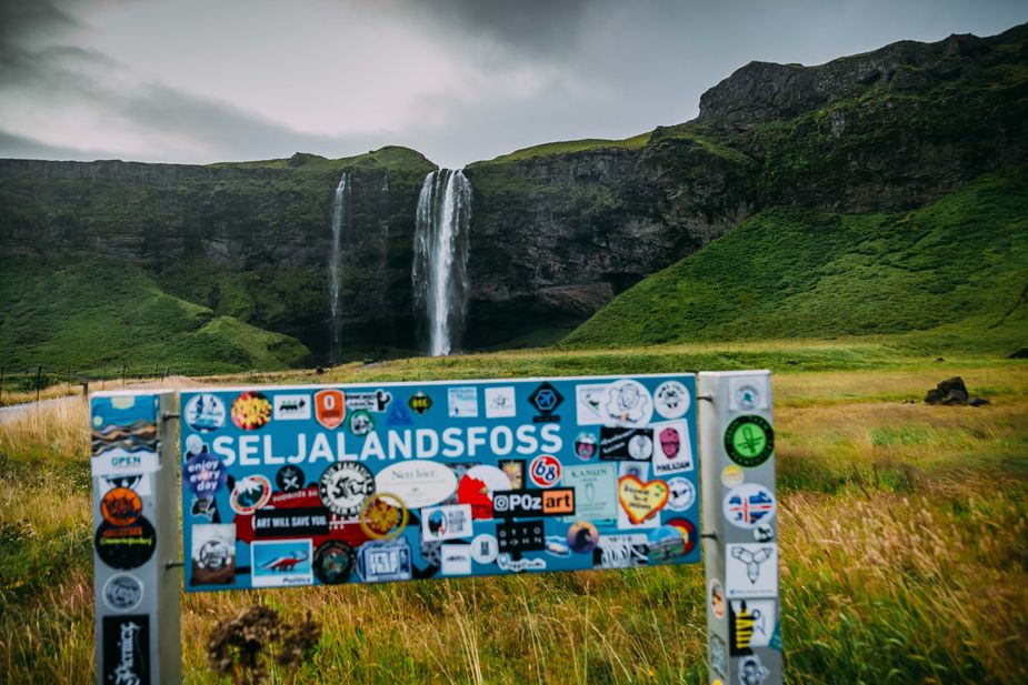 Seljalandsfoss, Wasserfall, Island