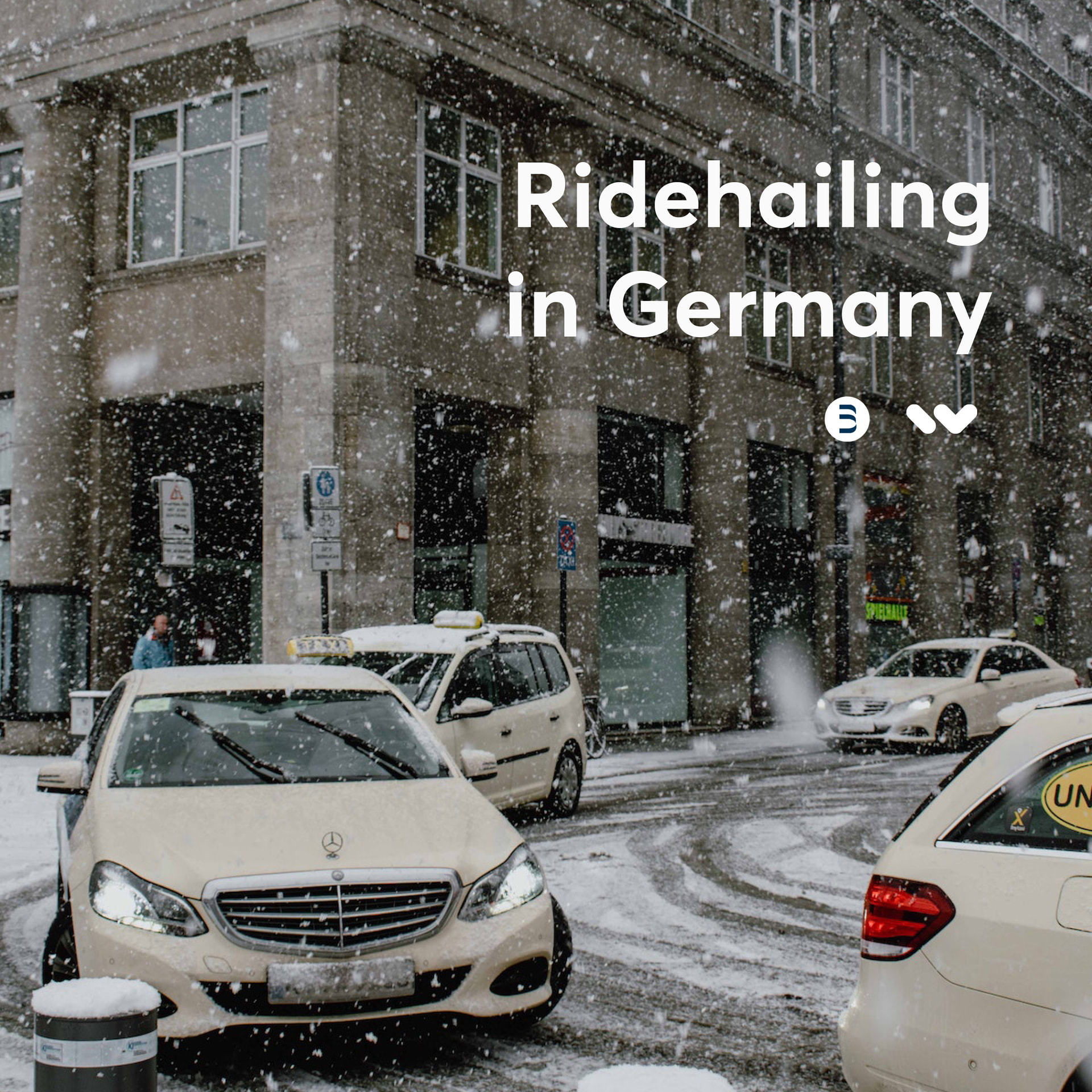 Wunder Mobility template titled "Ridehailing in Deutschland" featuring Bernstein and Wunder logotypes.