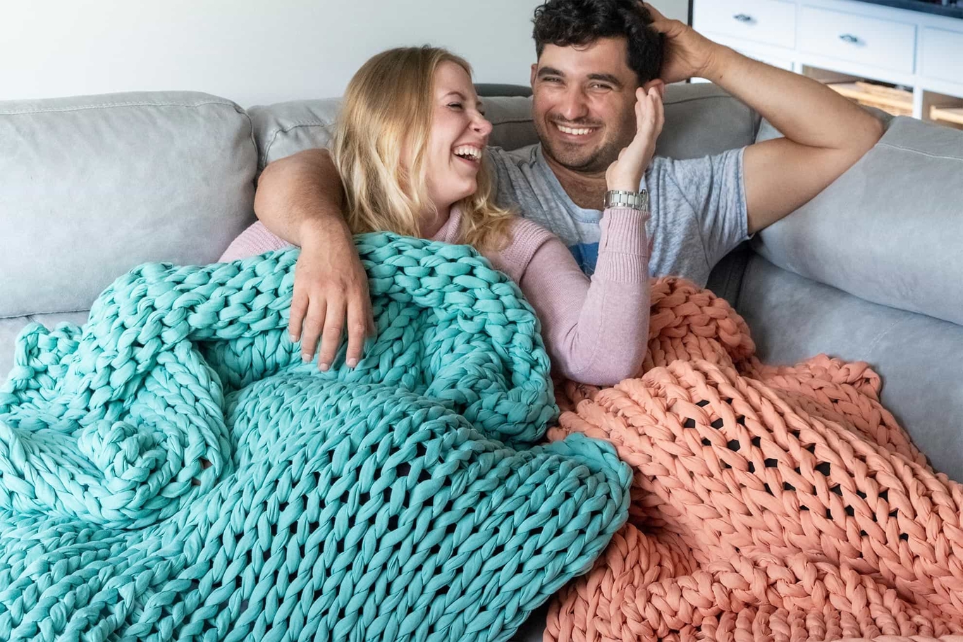 Knitted Weighted Blanket - Sommio