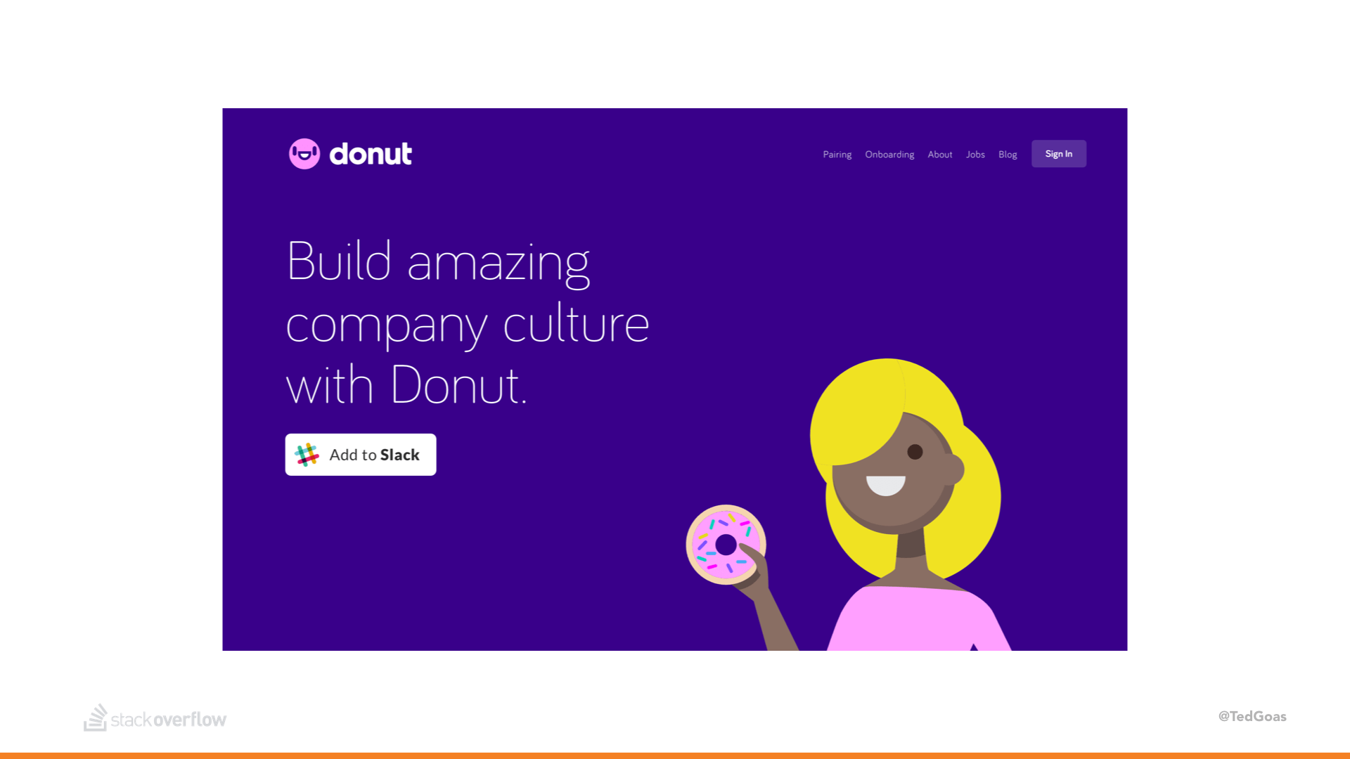 Donut.ai homepage.
