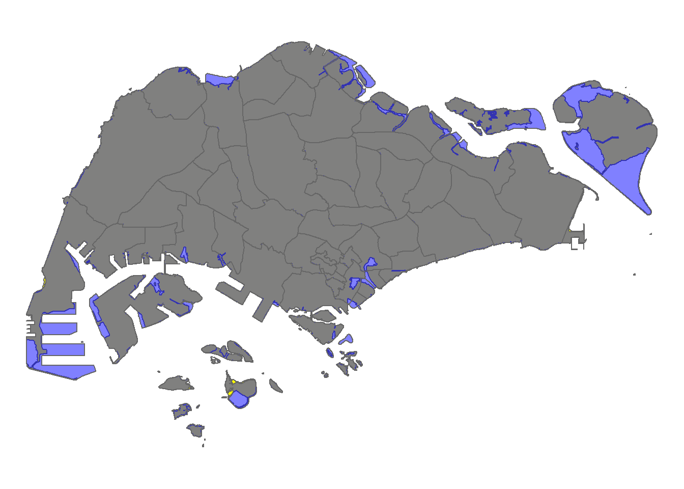 Comparison of the current map and URA's plans