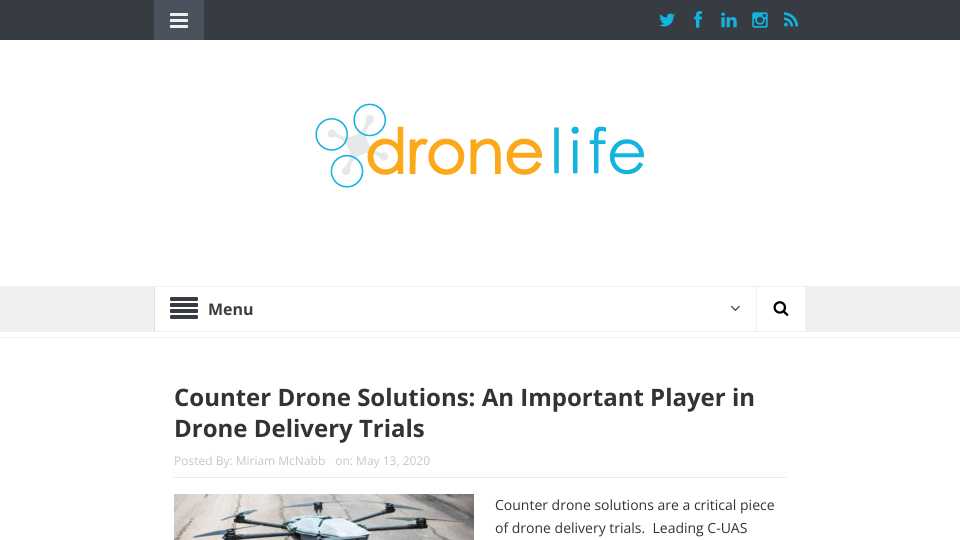 Counter Drone Solutions: An Important Player in Drone Delivery Trials