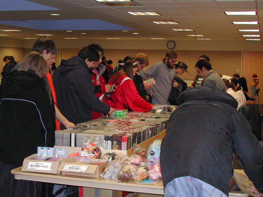 The Artist Alley at Animarathon 2005.
