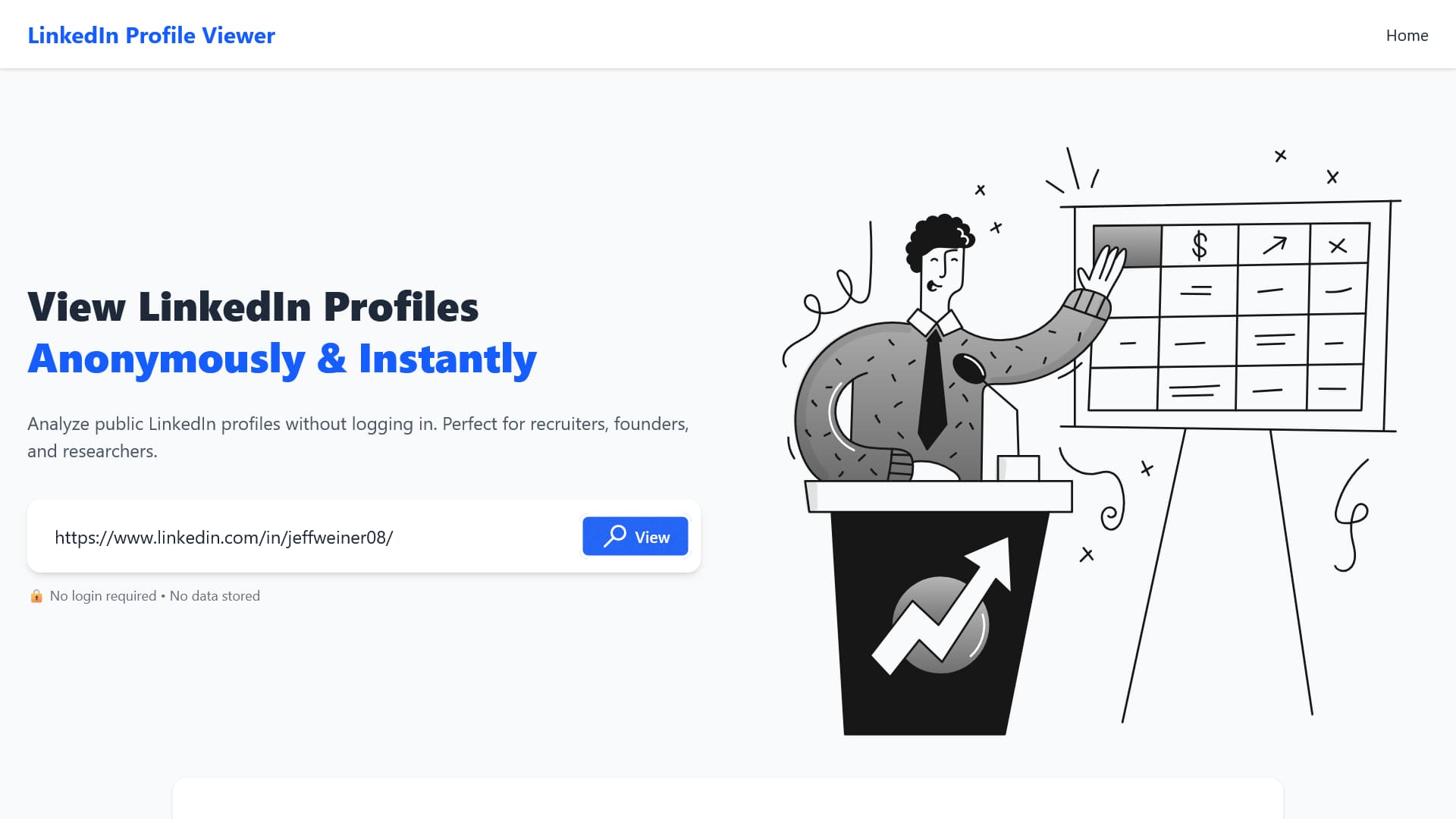 Linkedin Profile Viewer