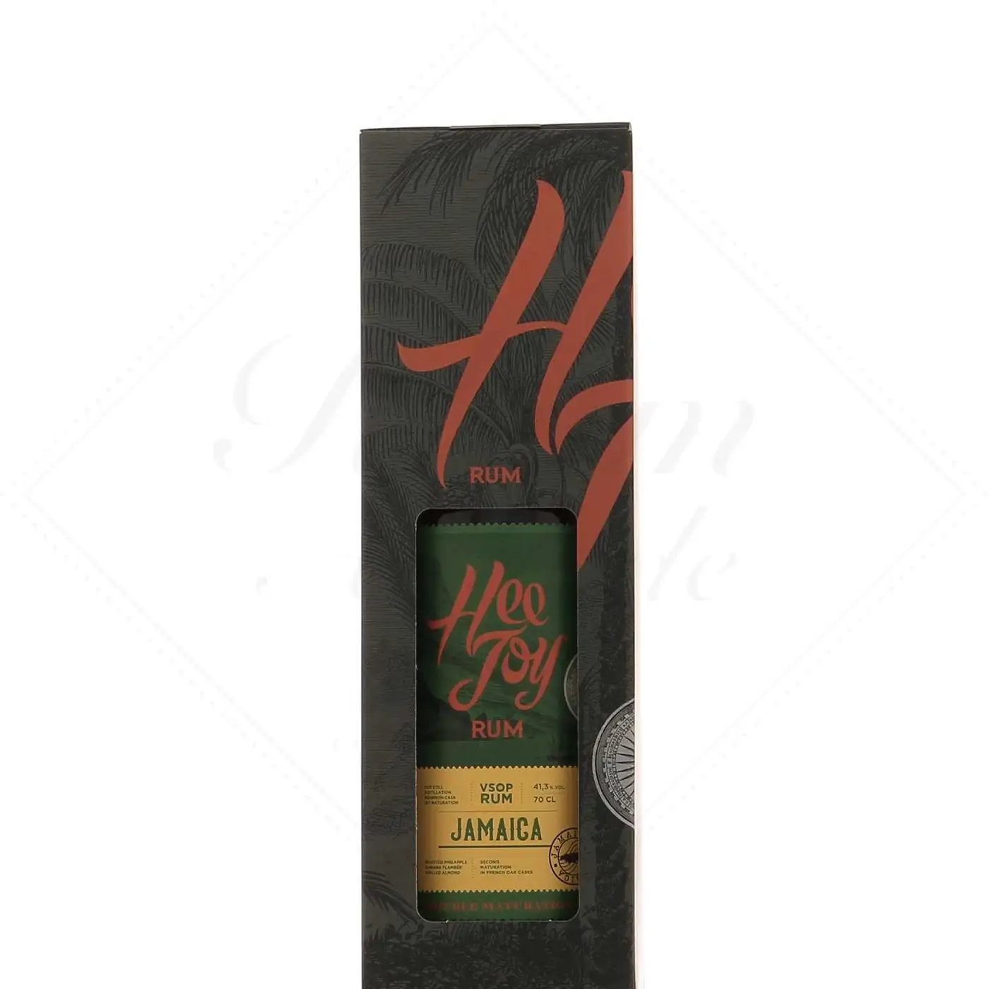Image of the front of the bottle of the rum Hee Joy VSOP
