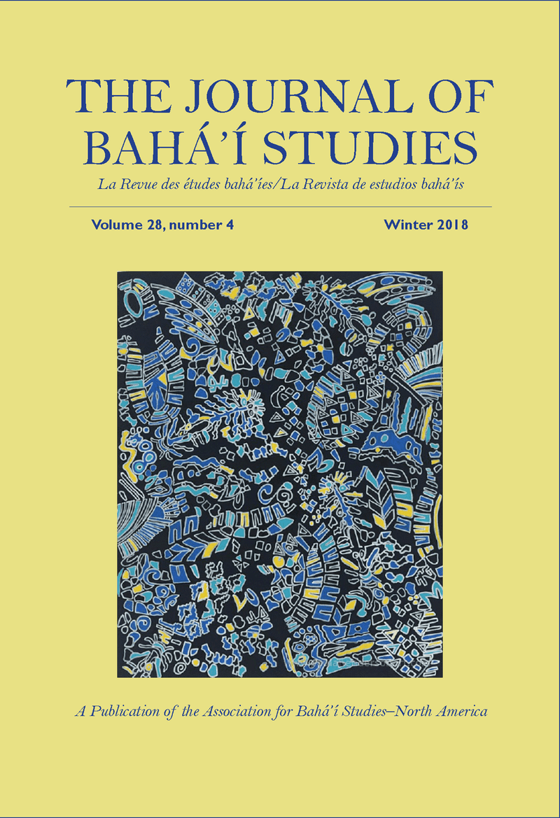 Past Issues Association For Baha I Studies