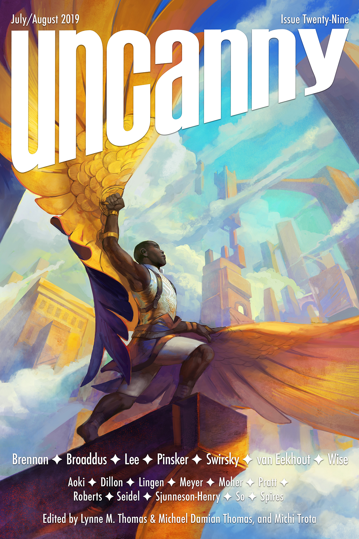 Cover of Uncanny Magazine Issue 29: July/August 2019