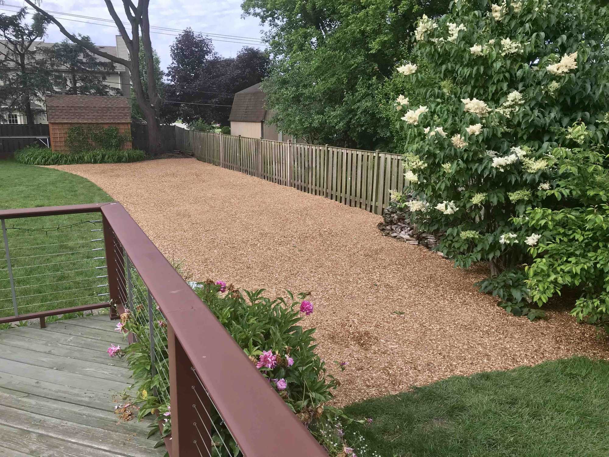 Mulch distributed Mulch distributed