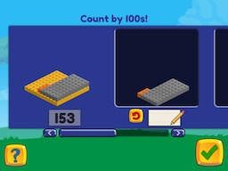 Stairsteps: Complete the pattern by adding or subtracting by 100's, within 1000 Math Game