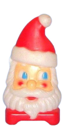 2-Sided Santa Lamp photo