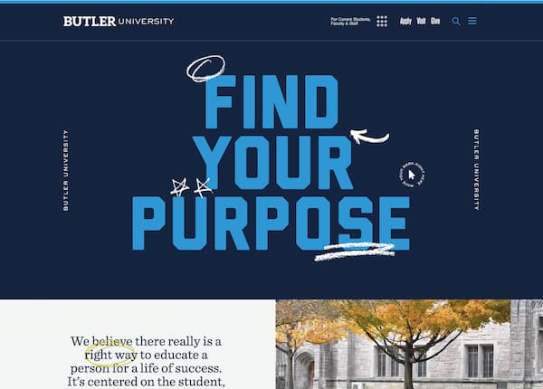 Butler homepage screenshot