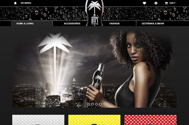 Shopware Shop Referenz: Afri-Cola