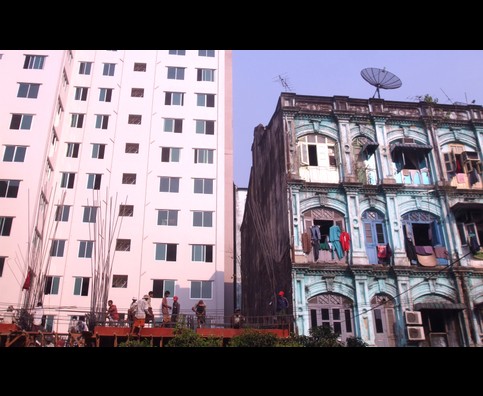 Burma Yangon Buildings 11