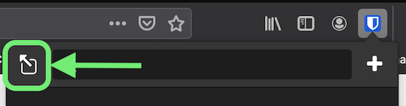 The popout icon