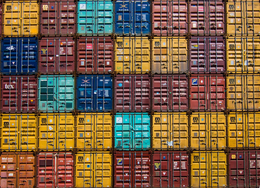 Cargo containers - Photo by Guillaume Bolduc on Unsplash