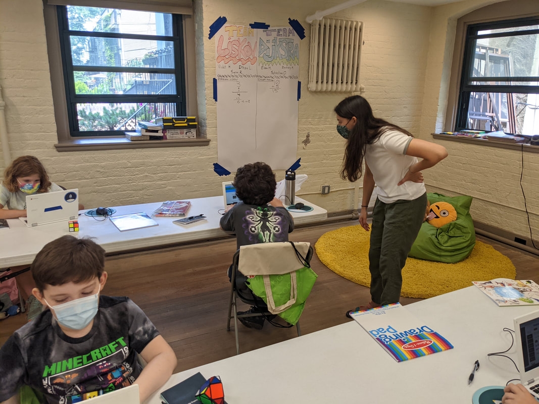 In-person classes with kids 6ft apart wearing masks