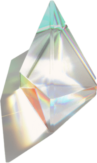 Une pierre précieuse trapue ressemblant à un diamant