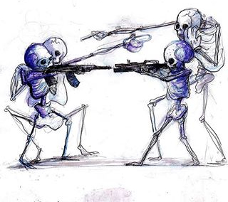 Skeletons with Guns Sketch