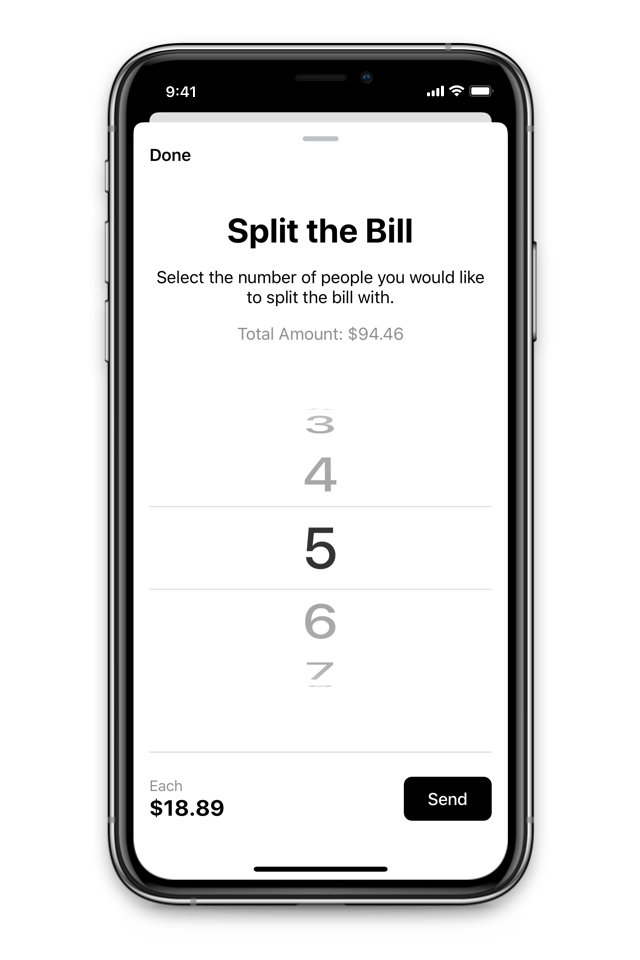 Tip App - Split the Bill