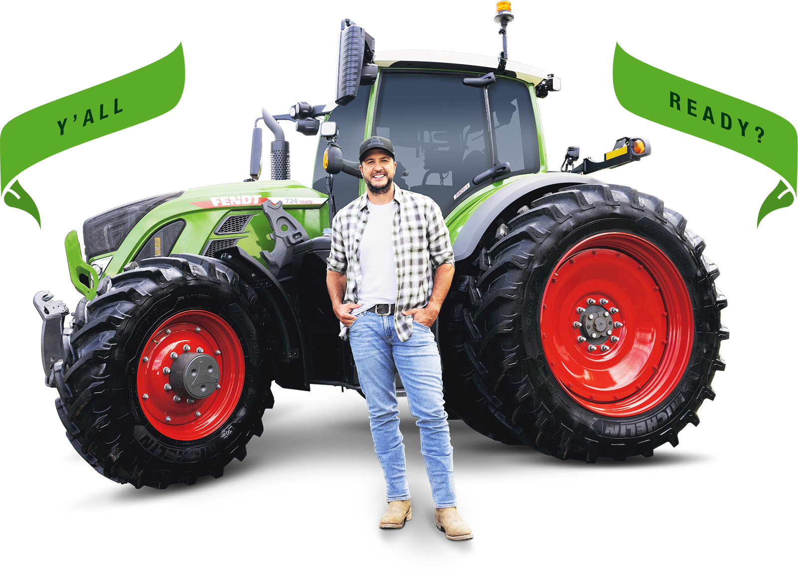 Luke and his tractor