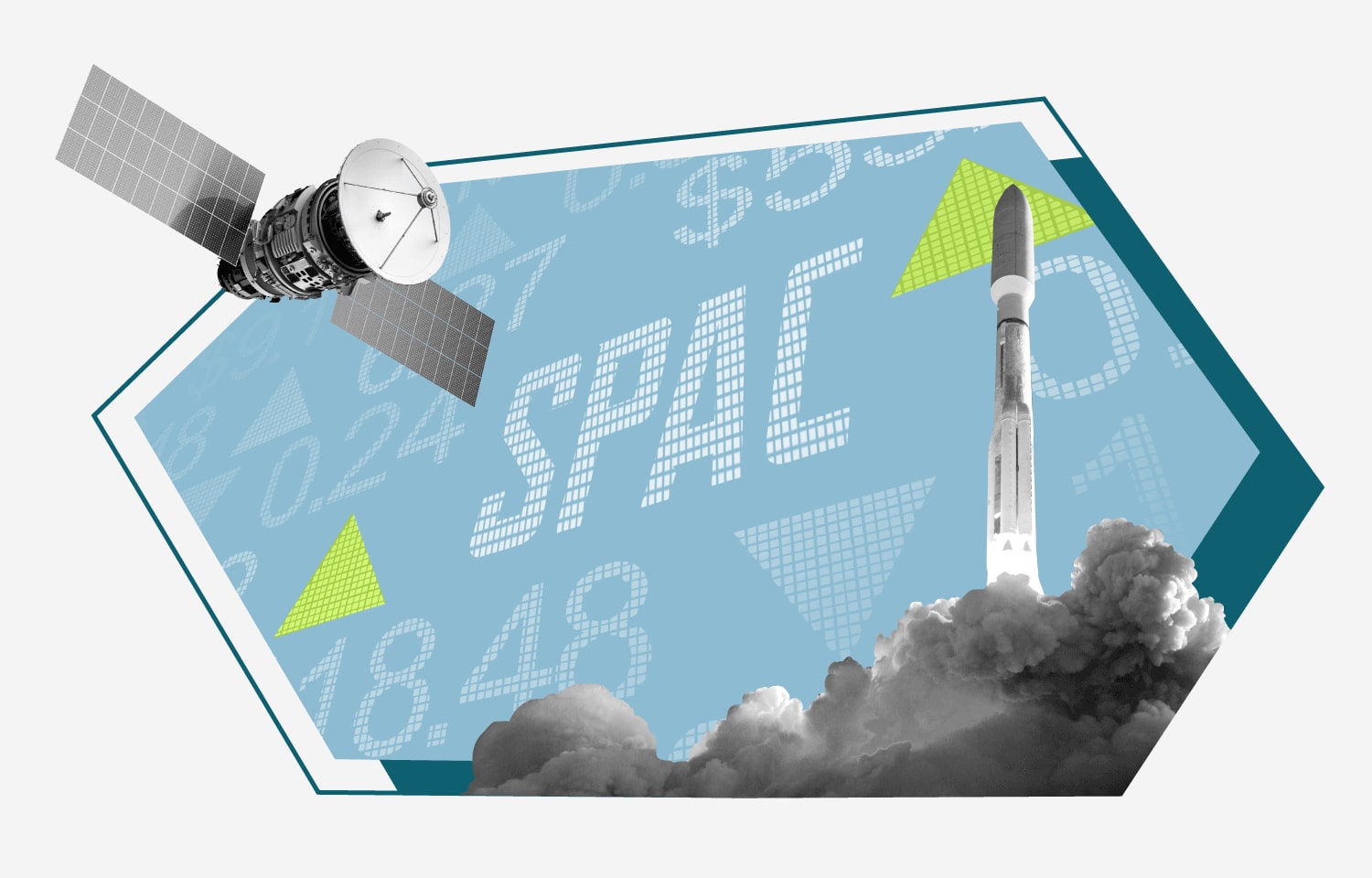 Atlas illustration featured spacs in space