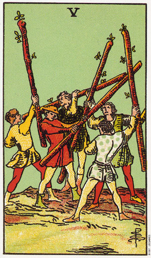 5 of Wands
