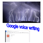 google voice writing
