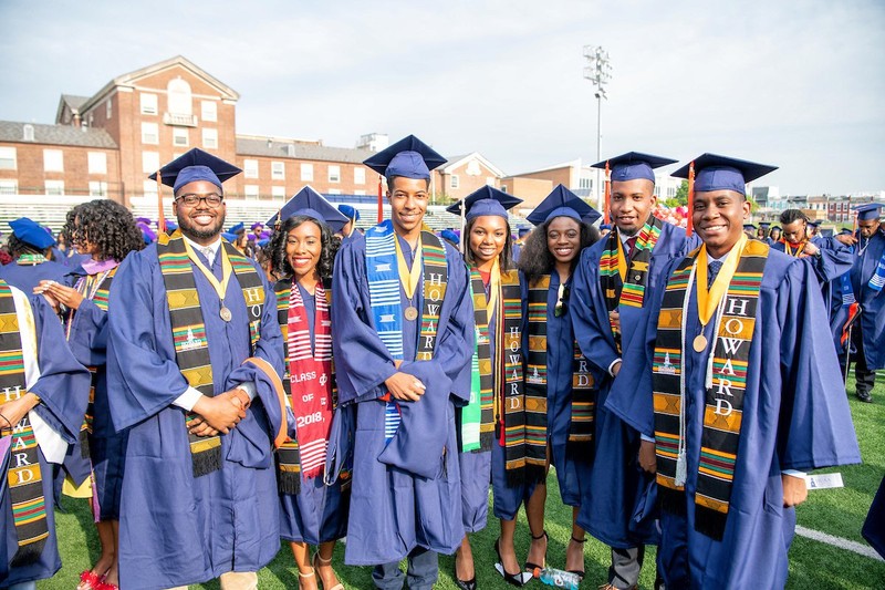 Howard students at graduation