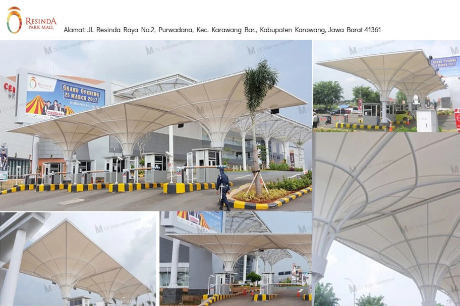 canopy-membran-resinda-park-mall-karawang-jawa-barat