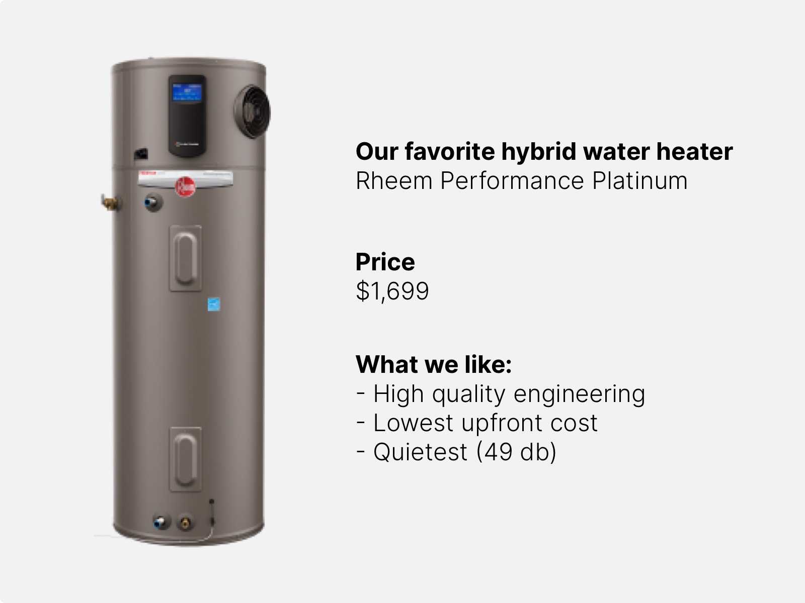 Heat Pump Water Heater Reviews