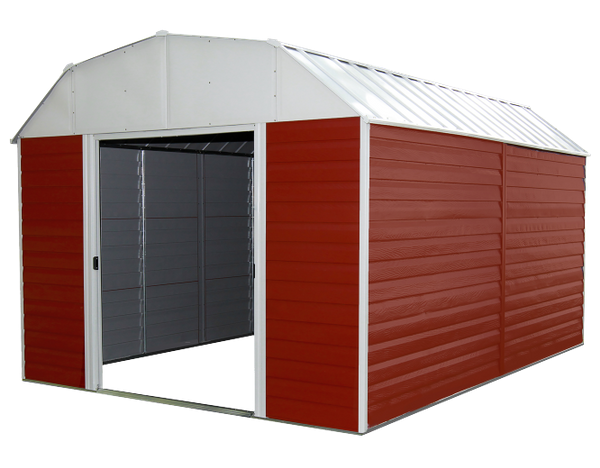 Red Barn RH1014 Metal Storage Sheds for the Backyard 