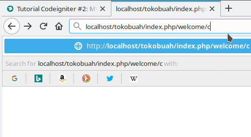 Open the route in the browser