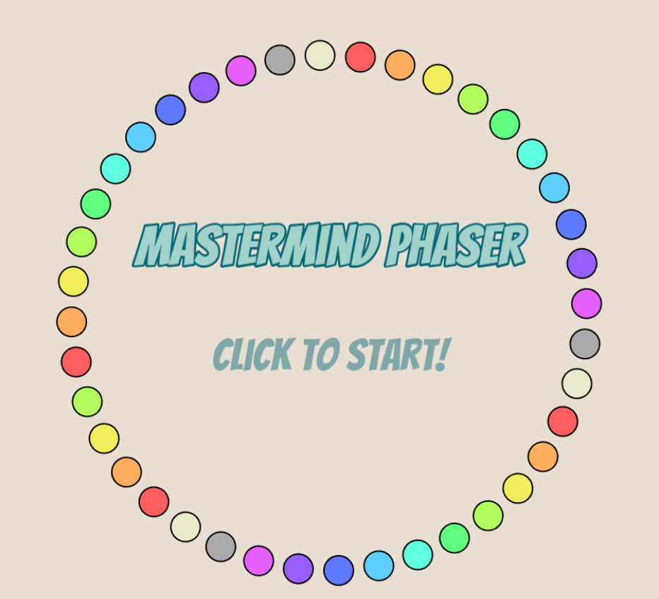 Mastermind Phaser