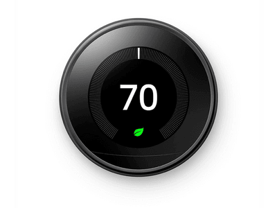 Nest smart thermostat image