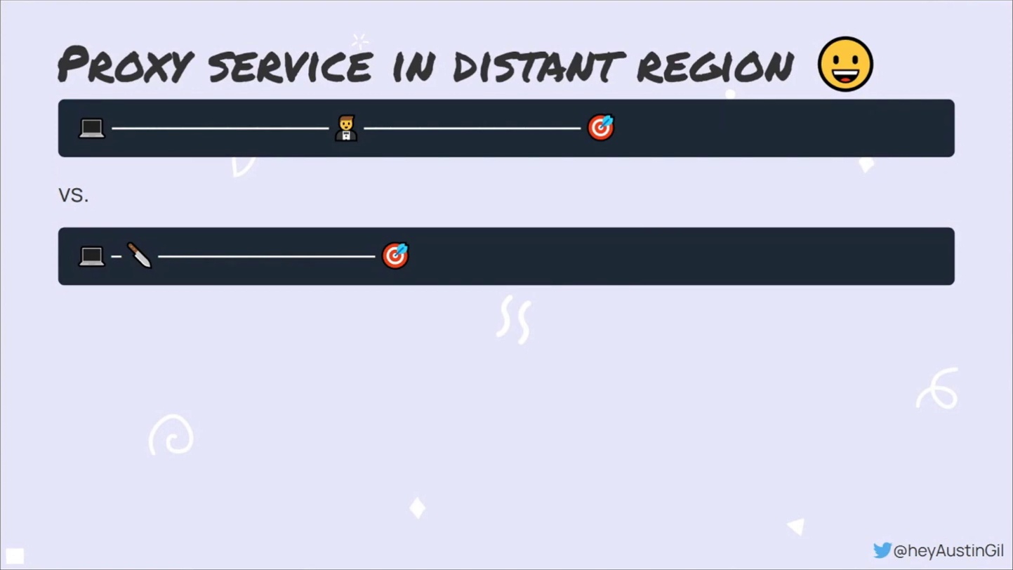 proxy server in distant region