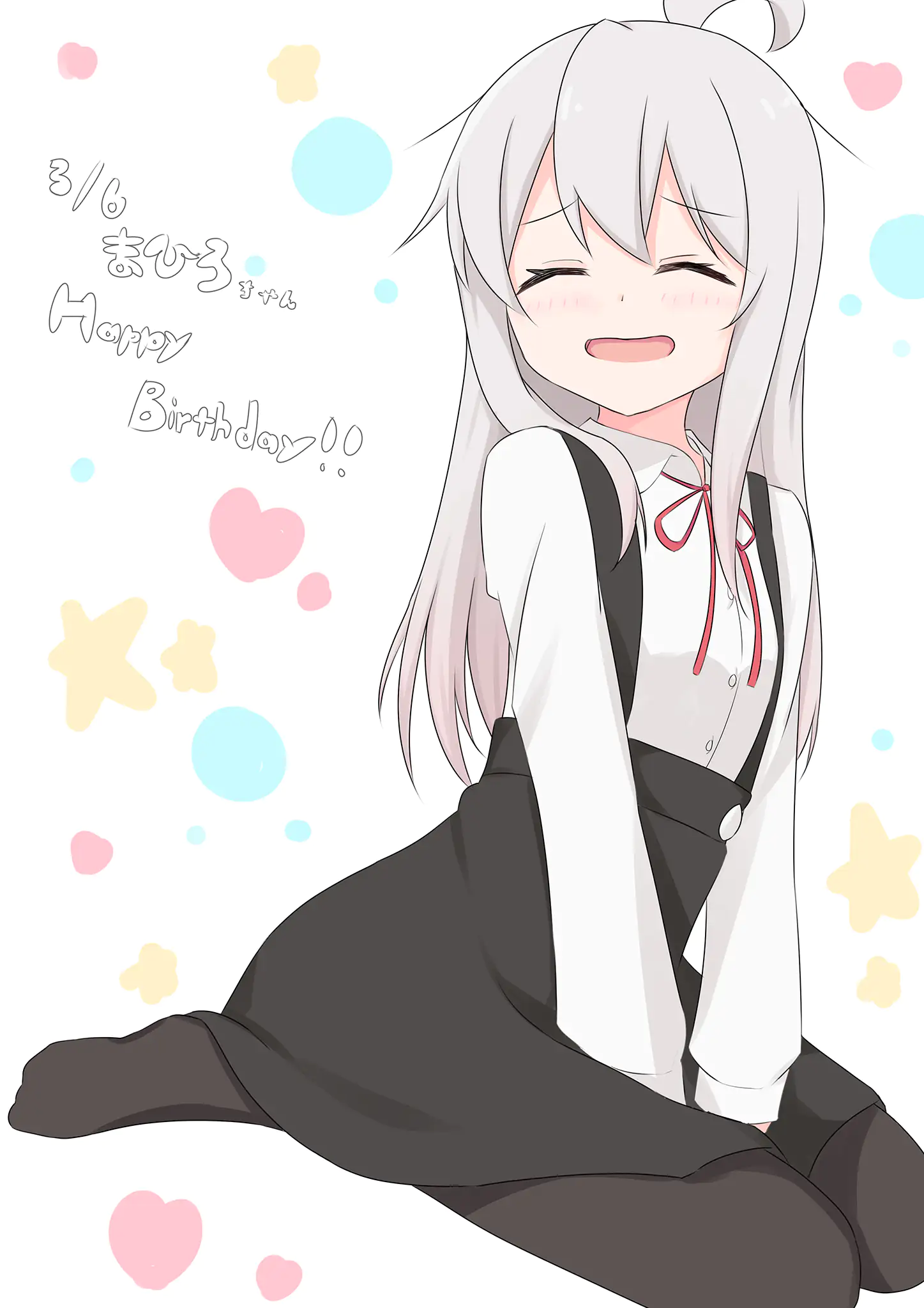 Mahiro's happy on her birthday