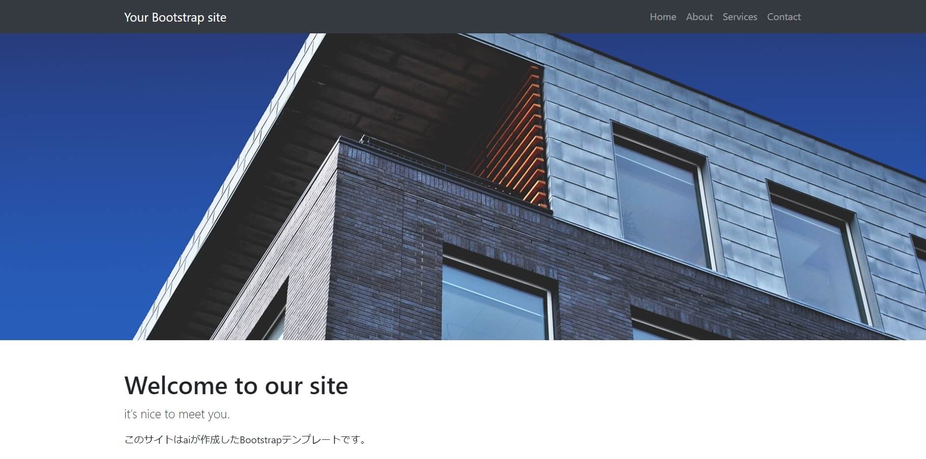 Bootstrap Template2