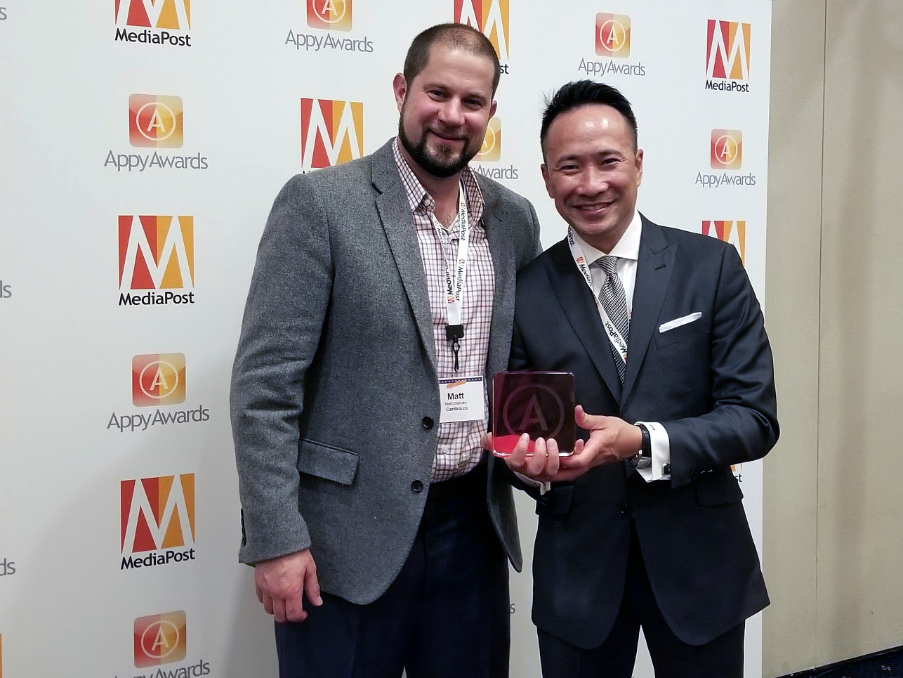 Photo of Matt Chisholm, CEO at Cantina and David Nguyen, Director of Mobile Strategy & Product at Putnam Investment