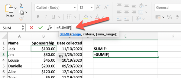 How To Use The Sumif Function In Excel Step By Step 1314