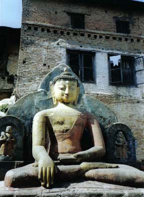 kathmandu buddhist statue
