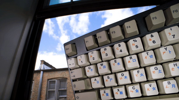 Keyboard Window Timelapse