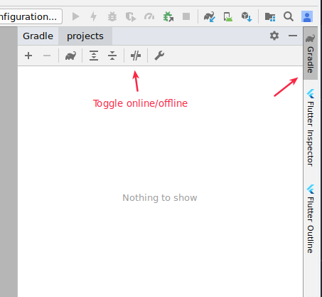Gradle offline mode
