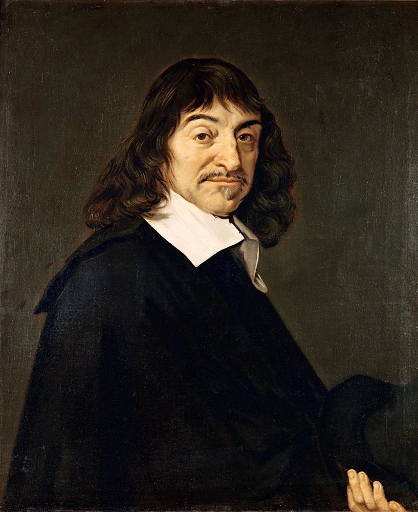 Retrato de Descartes por Frans Hals. Domínio Público