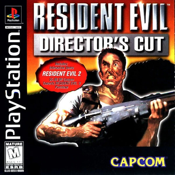 the original box art for the UK release of Resident Evil on the PlayStation, featuring a character that a lot of people assumed is Chris the original box art for the UK release of Resident Evil on the PlayStation, featuring a character that a lot of people assumed is Chris